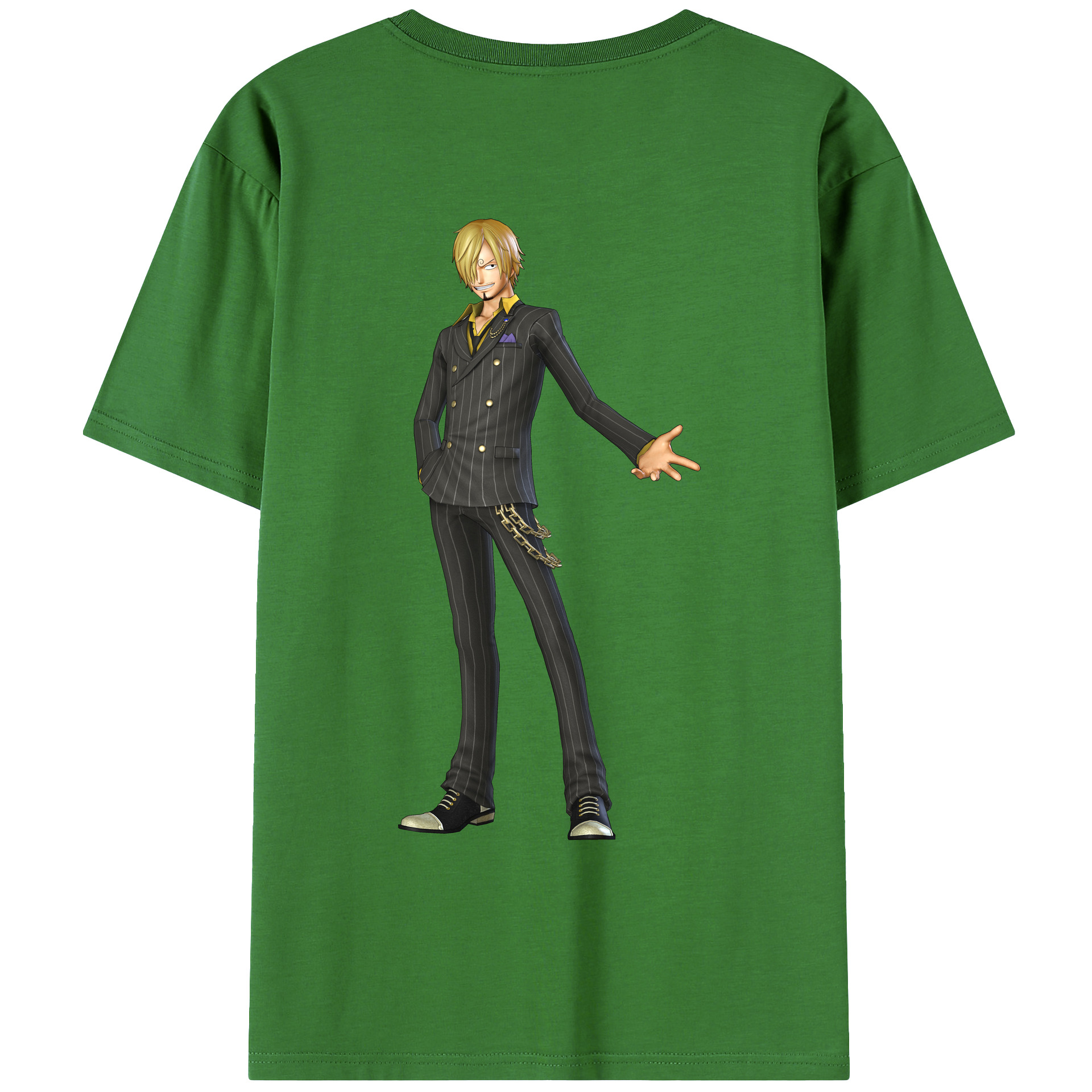 （画像用） ワンピース サンジ ONE PIECE Sanji レディース半袖Tシャツ(バックプリント)